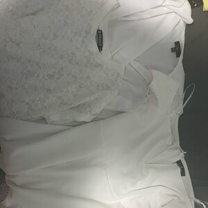 White bridal bundle size large women’s